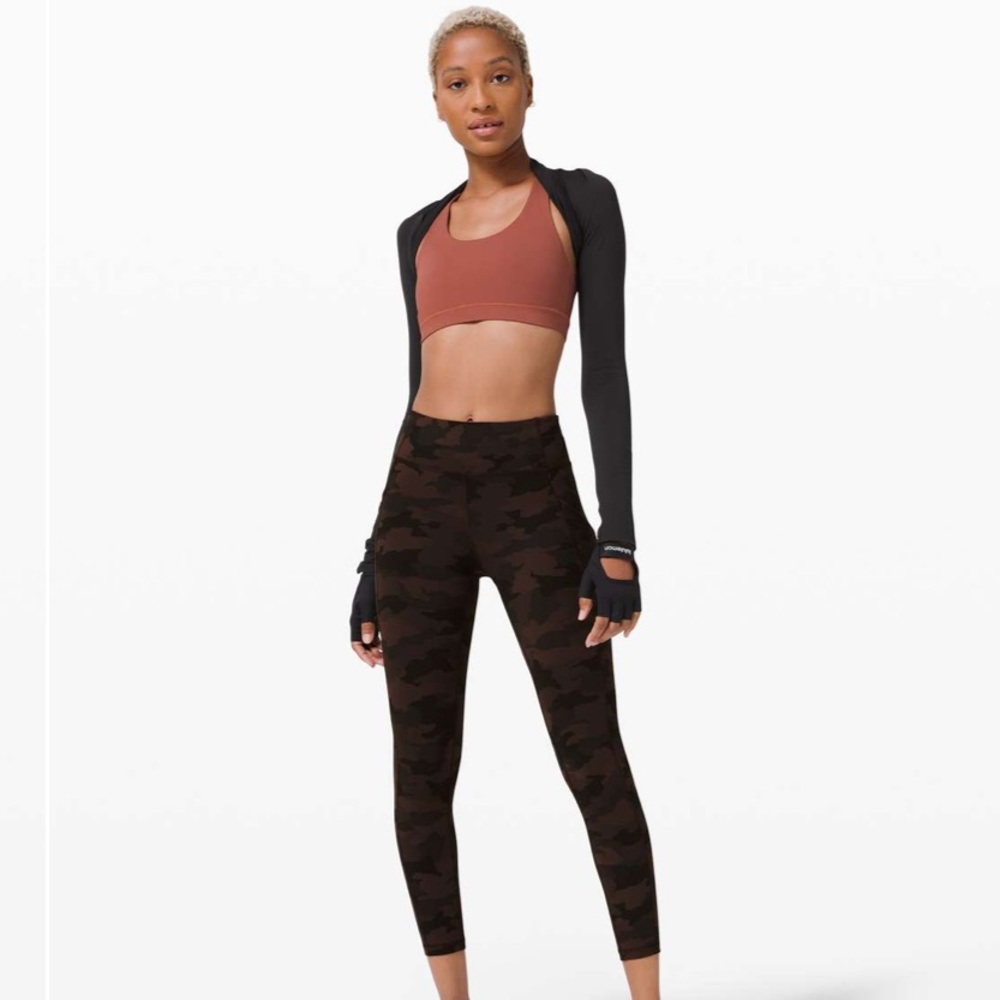 lululemon invigorate hr tight 25 inch Heritage 365 Camo Brown Earth Multi